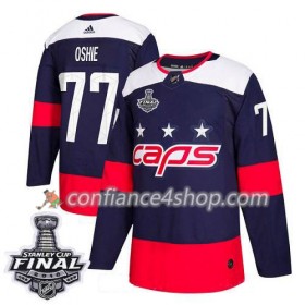 Adidas Maillot de Hockey Washington Capitals T.J. Oshie 77 2018 Stanley Cup Final Patch Stadium Series Authentic - Homme